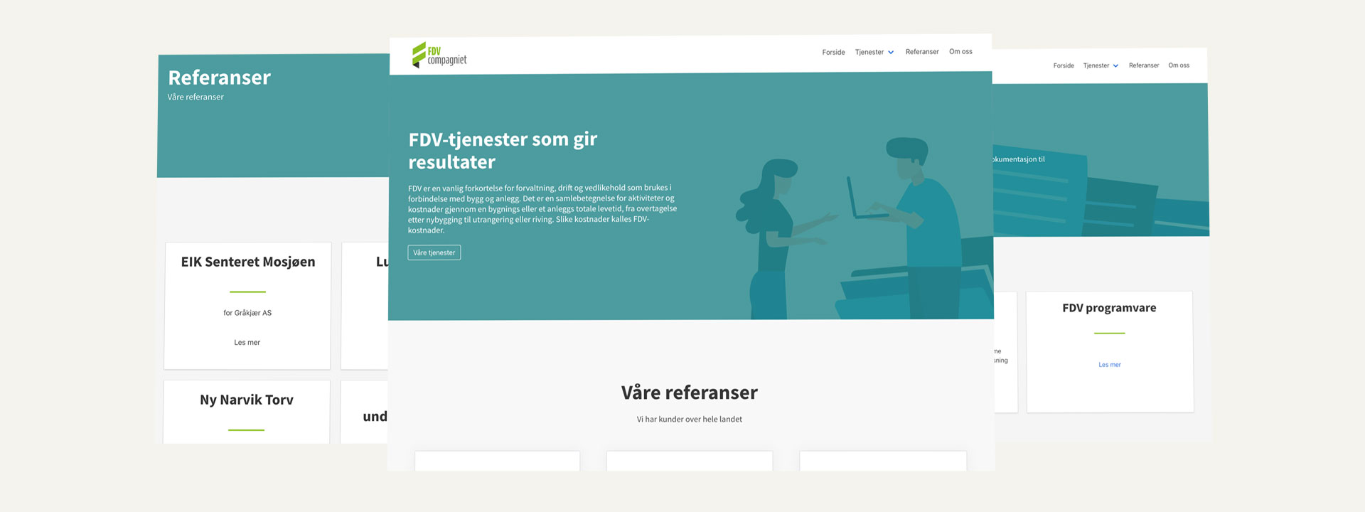 Nettside FDV Compagniet