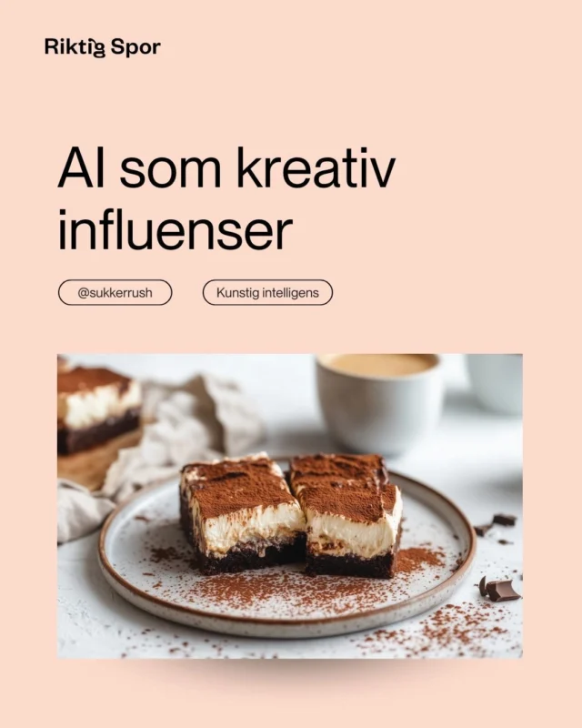 Hva skjer når du lar AI styre en instagramkonto? 🤖

Frister det med salt karamellfudge, en silkemyk mango-ostekake, eller kanskje Dubai-sjokoladen vekker interesse? 🍰

Vi synes det er skikkelig gøy å eksperimentere med teknologi for å lære og skape nyte ting 💻 

Gjennom prosjektet @sukkerrush_ har vi latt kunstig intelligens (AI) ta del i alt fra å foreslå oppskrifter til å utvikle visuelt innhold. Faktisk har vi laget vår egen AI-bot som har laget mange av de mest populære oppskriftene 📝

Vi jobber stadig med å teste teknologi i nye former i faget vårt 📲